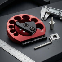 Adjustable 8-Hole Rounder Tool Removable Wrench Bench-Mount Dowel Rounder Compact Round Wood Rod Shaper