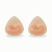 Waterproof Silicone Bra Inserts Thickened Adhesive Bra Inserts Invisible Chest Pads Triangular for Women, Bikinis, Low-Cut Outfits