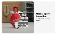Padded Taekwondo Safety Gear Set Shock Absorbing Taekwondo Sparring Gear Set Sponge Filling Full Body Sparring Protective Gear Long-Lasting for Combat Arts Practiti Single Rs, Adults, Beginners, Training, Competition, Dojang, Dojo