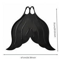 Training Monofin Material Mermaid Monofin Comfortable Foot Pockets Mermaid Aquatic Fin for Pool