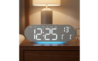 Multifunction Desk Clock Illuminated Base Tabletop Gadget Nightlight