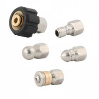 5 Pieces Clog Clearing High Pressure Drain Jetter Nozzle Quick Connect High Pressure Drain Jetter Nozzle Kit Heavy Duty for DIY Enthusiasts