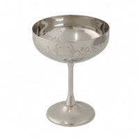Stainless Steel Coupe Glass Stemmed Mixed Drink Coupe Glass Drinkware Shatterproof Glassware Unbreakable for Party Hosts