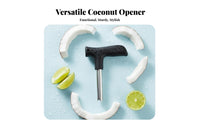 Coconut Opener Easy to Use Coconut Opener Tool Straw Hole Puncher Food-Grade Safe for Health Aficionados, Restaurants, Parties