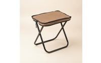 Folding Stool with Padded Seat Heavy Duty Folding Stool Furniture Sturdy Long-Lasting for Campers, Camping, Fishing