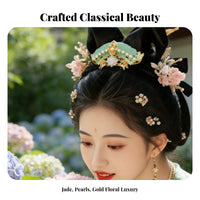 Traditional Chinese Attire Headdress Handmade Traditional Chinese Attire Hair Accessory Elegant Design Chinese Design Hair Crown for Women, Girls