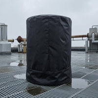 Cylindrical Covering Cover Sewn Construction Black Equipment Cover Heavy-Duty Gear Protection