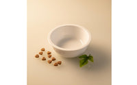Ceramic Cat Bowl Easy to Clean Flat Bottom Cat Bowl Hygienic Shallow Pet Food Dish for Kittens, Small Dogs