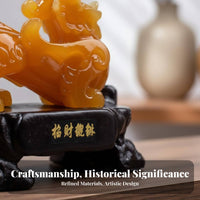 Chinese Feng Shui Statue Inaugural Event Gift Chinese Good Luck Statue Good Luck Creature Sculpture Elegant Features