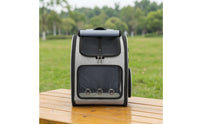 Pet Carrier Backpack with Window Breathable Pet Carrier with Transparent Window Lightweight Cat Backpack for Commuting