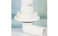 Marine Valve with 90-Degree Elbow Easy-to-Install Hardware for Boat Owners, Live Well