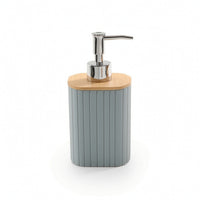 Ribbed Soap Dispenser Minimalist Soap Dispenser with Pump Sturdy Container Eco-Friendly for Kitchen