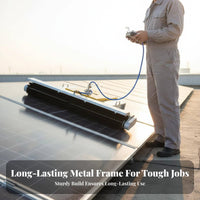 Photovoltaic Module Cleaning Robot Roller Brush Design Photovoltaic Panel Washing Machine Soft Filament S for Maintenance Experts, Rooftops