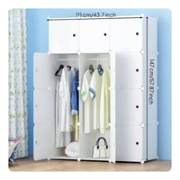Space Saving Modular Plastic Cabinet Easy Assembly Stackable Cube Organizer Customizable Modular Shelving Unit Dustproof for Students