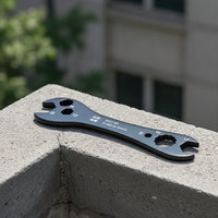 Slim Air-Conditioner Wrench Corrosion-Resistant HVAC Service Wrench Heavy-Duty Air Conditioning Spanner Multipurpose for Outdoor Unit Servicing