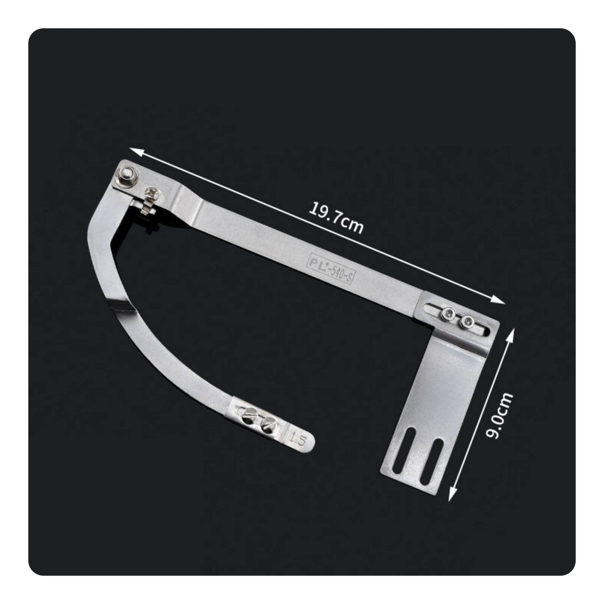 Neckline Sewing Attachment Curved Arm Placket Sewing Attachment Slotted Mount