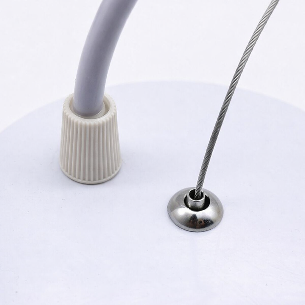 Ceiling Light with Integrated Ceiling Rose for DIY Lighting, Vintage Pendant Light Fitting with E27 Lamp Holder, 2.5m Cord, Living Room Pack