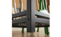 Metal Tool Organizer Perforated Bottom Iron Tool Rack Open Frame