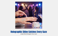 Sparkle Gel, Multi-Use Highlighter, Holographic Sequins, Face, Skin, Eyes, Hair, Random Sparkle