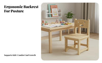 Hardwood Wood Short Wooden Backrest Stool Minimalist Design Small Bench Sturdy Construction Household Furniture Space-Saving for Children, homeowners, Apartment Dwellers, Living Room, Bedroom, Entryway, Bathroom