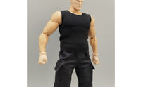 1/12 Action Figure Vest Shirt Fit 1/12 Tank Top Realistic Look Miniature Sleeveless Shirt for Customizing
