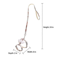 Cat Vest Harness and Leash Set, Adjustable Cat Walking Harness with Decorative Attachments, No Pull Outdoor Walking Gear for Small Pets