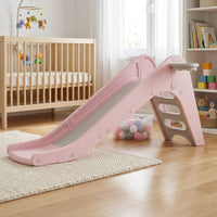 Young Child Slide with Basketball Hoop Indoor Slide with Basketball Hoop Non-Slip Toy for Young Children, Kids, Playroom, Living Room, Bedroom