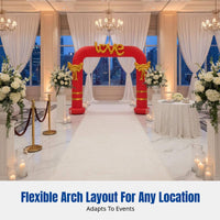 Square Wedding Arch, LOVE Tunnel, Linked Banquet Ceremony Decor, Rainbow Gate