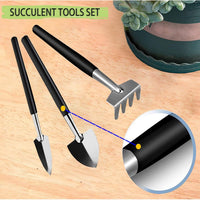 12 Pieces Succulent Plant Tool Set Mini Transplanting Gardening Tool Set for Indoor Gardening