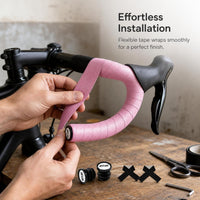 Road Bike Handlebar Tape Gradient Color Anti-slip Breathable Cycling Accessory