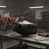 Molded Motorcycle Fuel Tank Replacement Long-Lasting off-Road Fuel Tank Slim Sleek for Riders