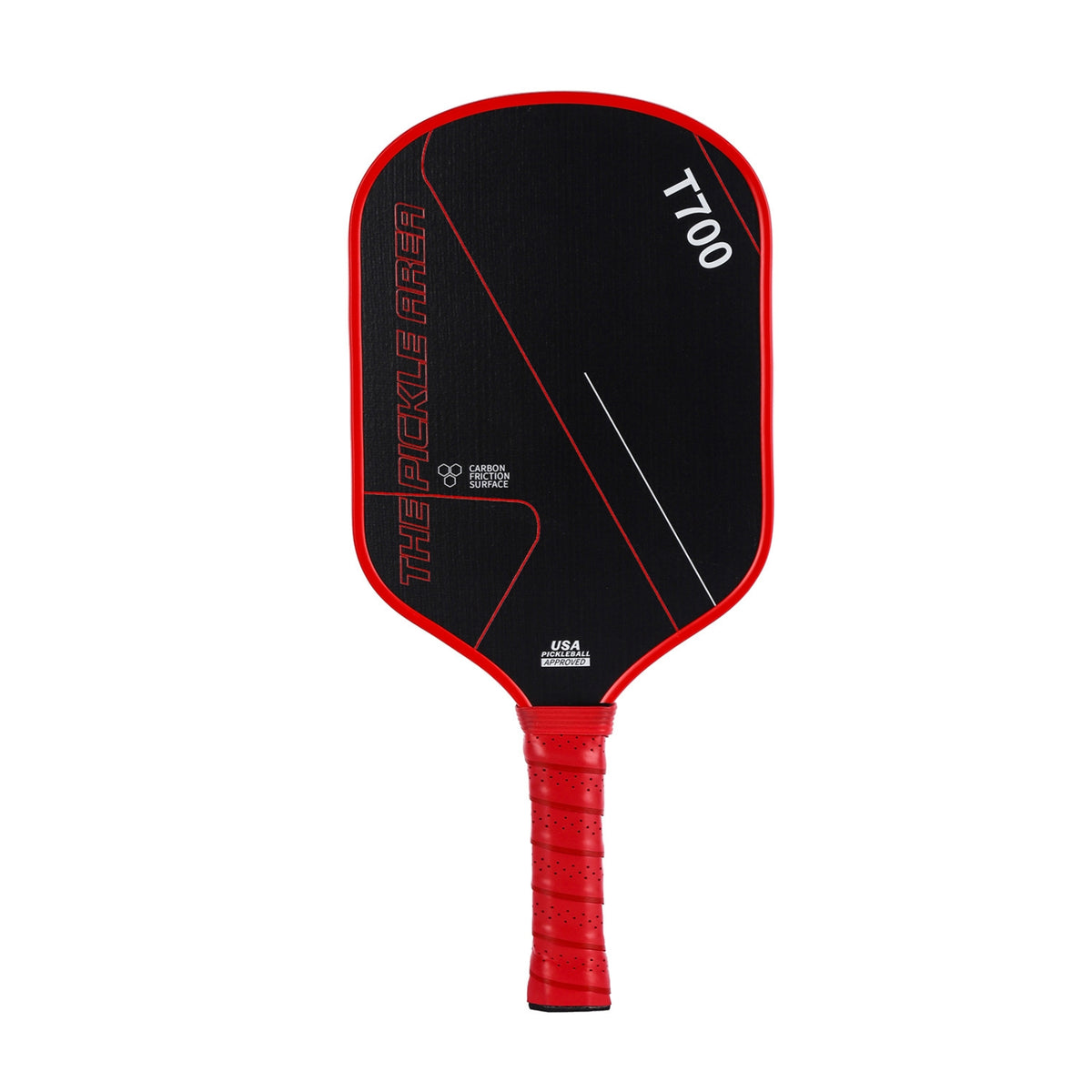 Carbon Fiber Pickleball Paddle Control-Oriented Racket Sweat-Wicking for Adults