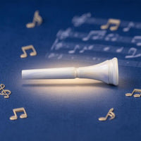 Standard Fit Brass Brass Instrument Mouthpiece Smooth Finish Flared Brass Instrument Mouthpiece Clear Sound Music Accessory Professional Design