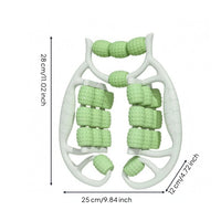 Textured Rollers Leg Roller Massager Knobby Surface Handheld Leg Roller Curved Frame Handheld Calf Massager Grip Handles for Muscle Relaxation