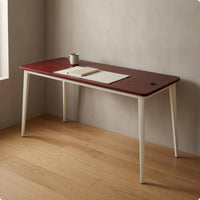 Office Desk Rounded Corners Computer Desk Four Leg Study Table