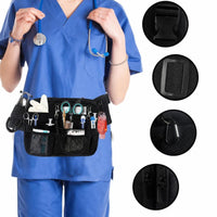 Nurse Fanny Pack with Chestpiece Holder Multi-Compartment Medical Waist Bag with Chestpiece Holder Hands Nurse Fanny Pack for Hospital Duties