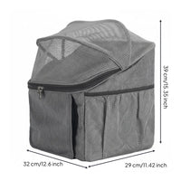 Front Bike Pet Bag Quick Release Cycle Pet Carrier Outdoor Riding Bike Handlebar Basket for Small Dogs, Cats, Biking