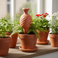 Automatic Ceramic Pineapple Plant Watering Spike for Potted Plants