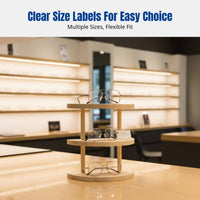 Sturdy Wooden Glasses Display Stand, Multitier Step Rack, Eyewear Shop Organizer, Minimalist Nordic Design, Wooden Showcase Prop