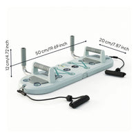 Push Board with Resistance Bands Three-in-Single Push up Board with Resistance Bands Digital Home Gym for Fitness Enthusiasts, Living Room