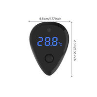 Digital Aquarium Thermometer High Precision USB-Charged Water Temperature Meter Touch to Wake