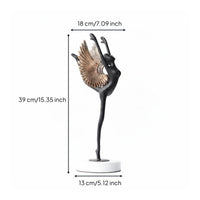 Ballerina Angel Statue Elegant Design Ballet Dance Sculpture Gift Idea Dance Figurine Decor