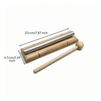 Soothing Meditation Chime with Mallet Relaxing Energy Chime Soft Chimes with Mallet Delicate for Mindfulness Practitioners