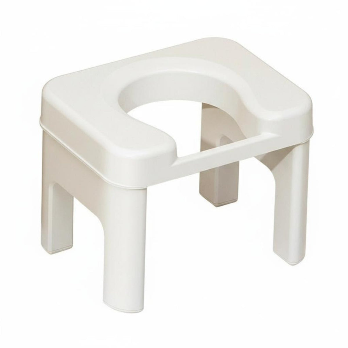 Easy to Clean Bedside Commode Chair with Removable container Adjustable Bedside Commode Non-Slip Feet Portable Toilet two-way Use for Pregnant Women, Patients, Caregivers, Nursing Home, Bedroom
