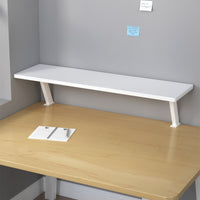 Desktop Riser Shelf Space-Saving Small Bookshelf Rectangular for Students