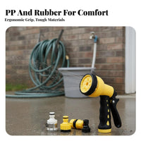 Leak-Proof High Pressure Spray Leakproof Car Wash Water Adjustable Flow Control for Gardeners, Pet Owners, Window Cleaning