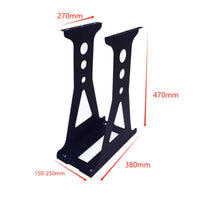 Under Desk PC Mount Space-Saving Under Desk PC Mount Computer Case Holder Universal PC Bracket Easy to Install