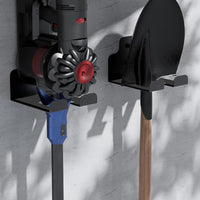 2 Pieces Heavy-Duty String Trimmer Hangers Industrial Shovel Holders Sturdy Garden Tool Organizers Space-Saving for Gardeners, Homeowners, Shed, Garage