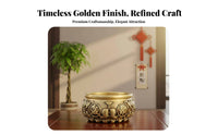 Chinese Treasure Basin Business Opening Gift Feng Shui Cornucopia Brass Wealth Bowl Auspicious Symbol Chinese Feng Shui Bowl