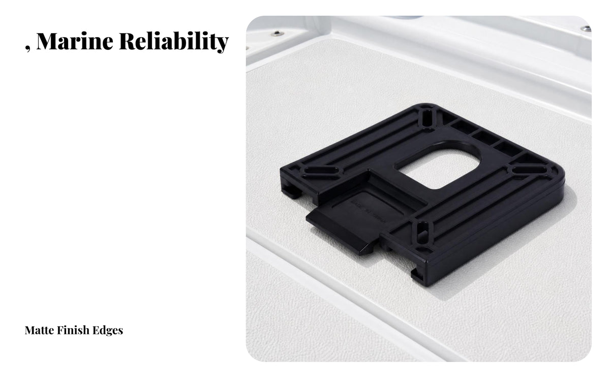 Quick Release Boat Seat Mount | Low-Profile Construction, Removable Boat Seat Bracket Mount, for Boats